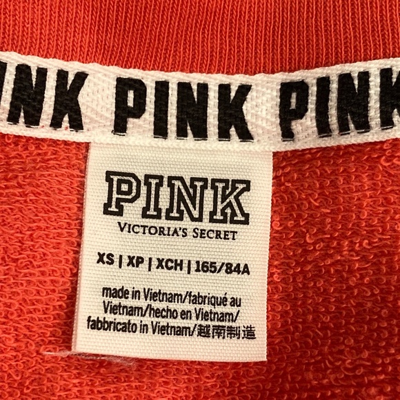 PINK Victoria's Secret Orange Sweatshirt - LAST DAY! - Picture 7 of 8